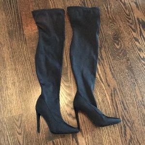 Steve Madden over the knee slammin stayed boot